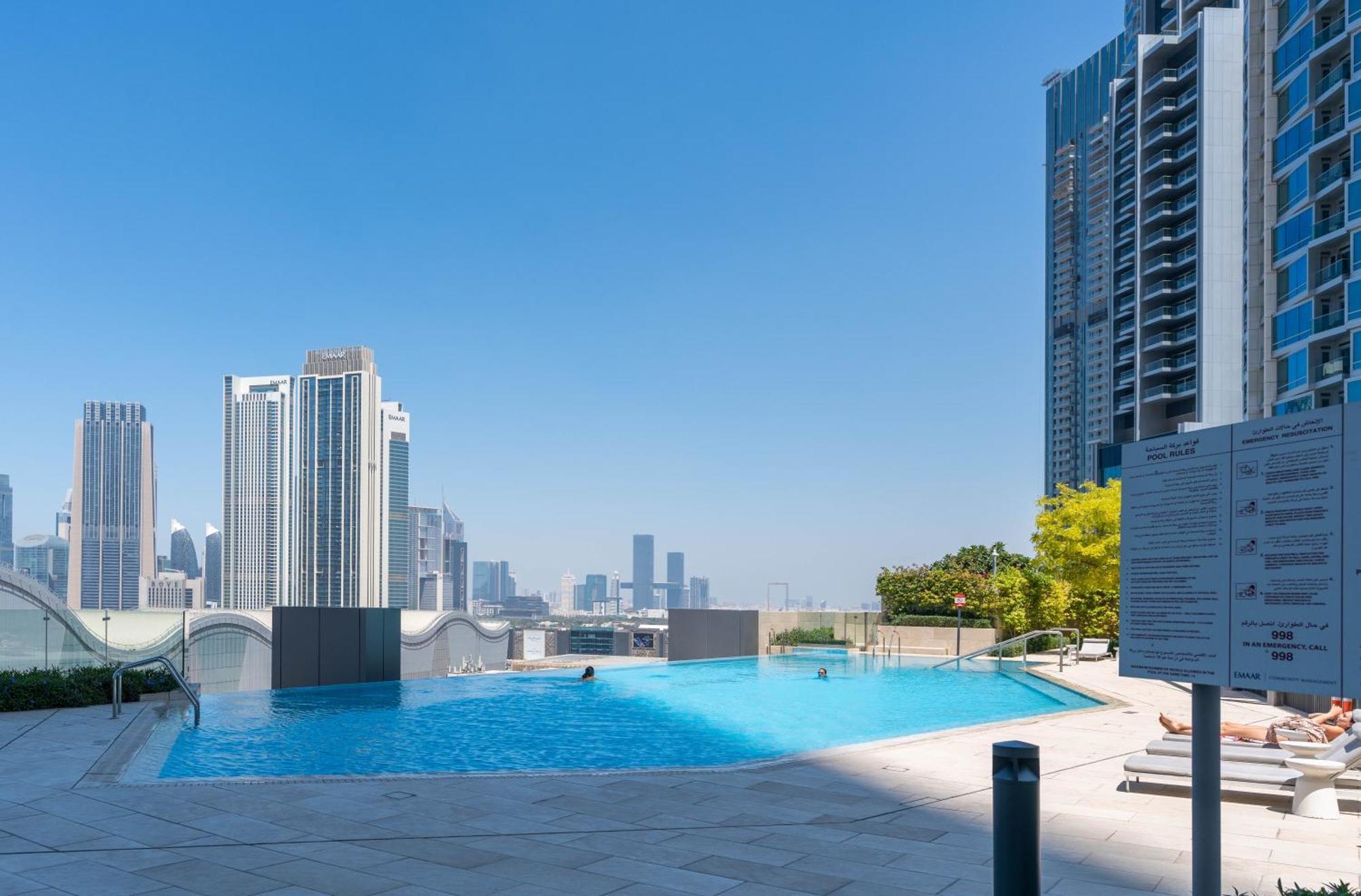 Lux Apt-Burj View Opp. Dxb Mall Dubai Dış mekan fotoğraf